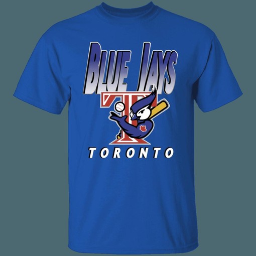Retro Muscle Bird MLB T-Shirt Sweatshirt Hoodie Gifts for Toronto Blue Jays Fans - Image 3