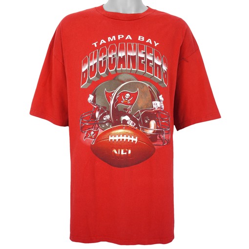 Retro NCAA Shirts - NFL Tampa Bay Buccaneers Spell-Out T-Shirt 1990s Vintage Tshirt