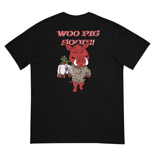 Retro NCAA Shirts: Razorback Camo Duck Tee for NCAA Fans