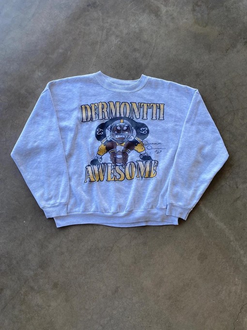 Retro NCAA Shirts Vintage Style Dermontti Dawson Pittsburg Steeers Sweatshirt T-shirt