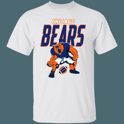 Retro NFL Chicago Bears T-Shirt Hoodie - Must-have for Fans - Image 2