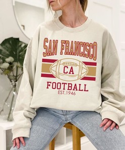 Retro NFL Fans Shirt, Vintage San Francisco Football Sweatshirt with Sport Shirts Girls