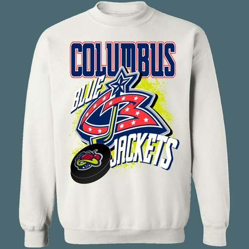 Retro NHL Columbus Blue Jackets Sweatshirt Hoodie T-Shirt Perfect for Hockey Fans - Image 4