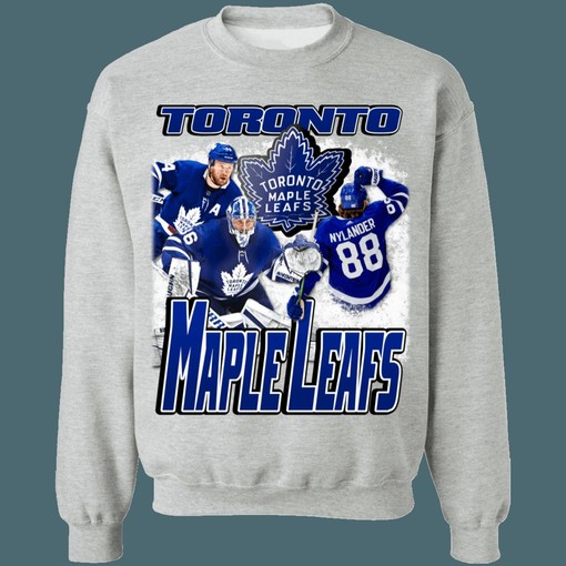 Retro NHL Crewneck Sweatshirt Hoodie Gifts for Toronto Maple Leafs Fan - Image 2