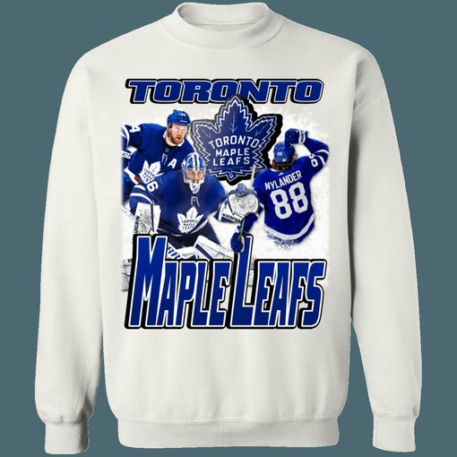 Retro NHL Crewneck Sweatshirt Hoodie Gifts for Toronto Maple Leafs Fan - Image 3