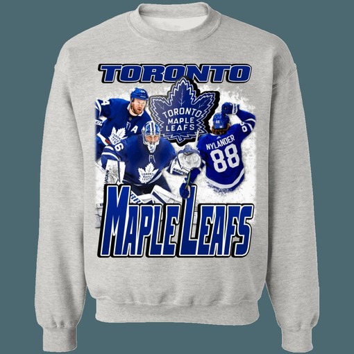 Retro NHL Crewneck Sweatshirt Hoodie Gifts for Toronto Maple Leafs Fan - Image 4