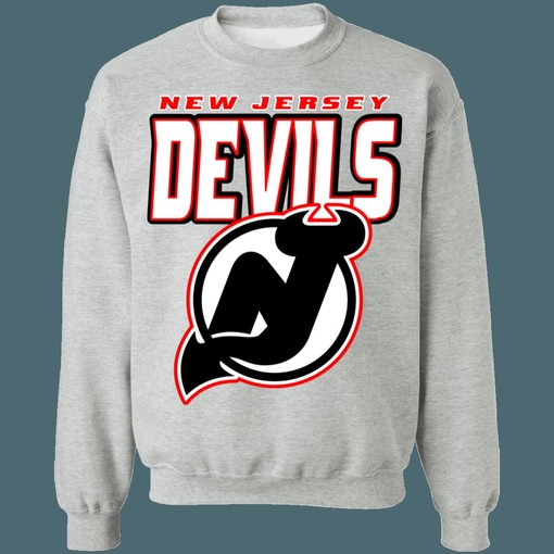 Retro NHL New Jersey Devils BLACK OUT Vintage Sweatshirt Hoodie T-Shirt for Fans - Image 3