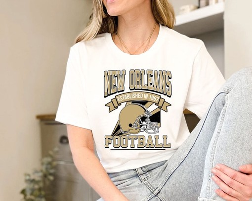 Retro New Orleans Football Team Sweatshirt Shirt for NFL Fans - Image 3