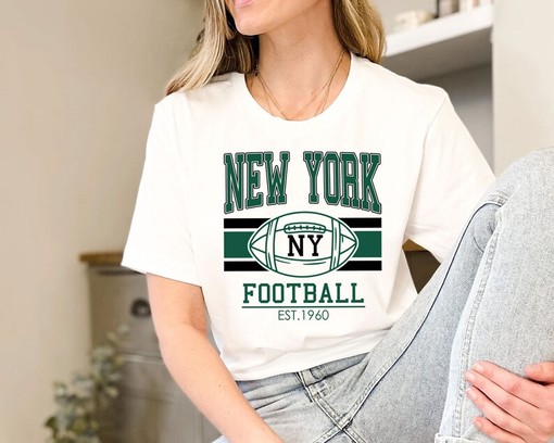 Retro New York NFL Crewneck Sweatshirt Hoodie Shirt for NFL Fans with Sport Shirts Girls - Image 3