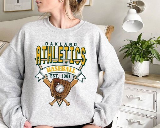 Retro Oakland Baseball Shirt, Oakland MLB Shirt with College Shirts, Baseball Fan Gifts - Image 2