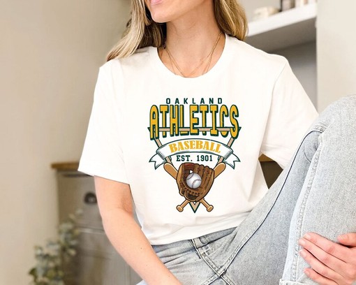 Retro Oakland Baseball Shirt, Oakland MLB Shirt with College Shirts, Baseball Fan Gifts - Image 3