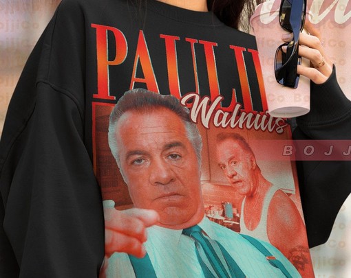 Retro Paulie Walnuts Sweatshirt, 90s Homage Sweater, Sopranos Fan T-Shirt, Mafia Movie Shirts for Men - Image 4