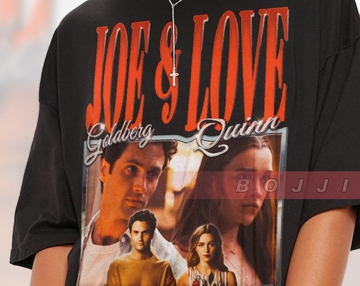Retro Penn Badgley as Joe Goldberg Tee from You TV Show featuring Love Quinn and the Love Joe character - Image 2