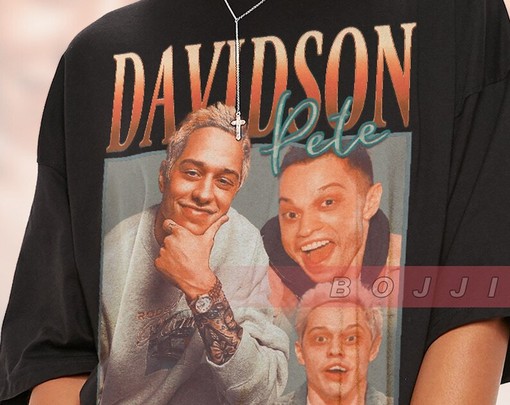 Retro Pete Davidson T-Shirt - Comedian Pete Davidson Tee - Image 2
