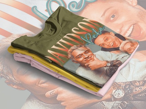 Retro Pete Davidson T-Shirt - Comedian Pete Davidson Tee - Image 4