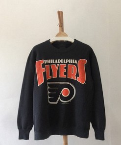 Retro Philadelphia Flyers Crewneck Sweatshirt and Hoodie Combo - Perfect for Fans