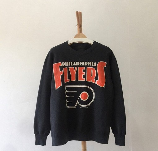 Retro Philadelphia Flyers Crewneck Sweatshirt and Hoodie Combo - Perfect for Fans