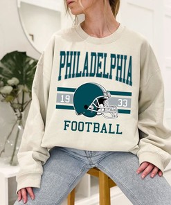 Retro Philadelphia Football Sweatshirt - Classic Vintage Design for NFL Fans