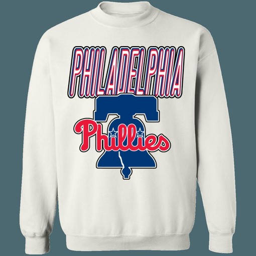 Retro Philadelphia Phillies MLB Crewneck Sweatshirt Hoodie Shirt - Great for MLB Fans