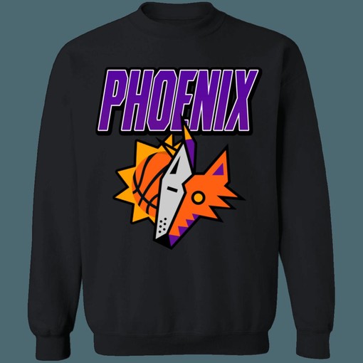 Retro Phoenix Coyotes X Suns NHL X NBA Sweatshirt Hoodie Shirt - Perfect for Basketball and Hockey Fans - Image 2