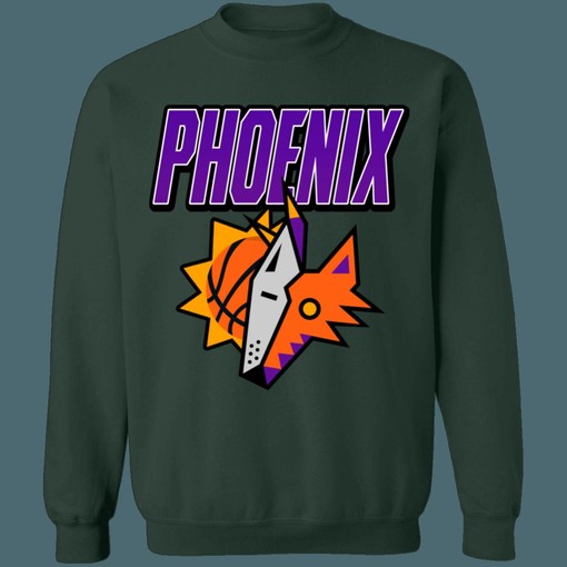 Retro Phoenix Coyotes X Suns NHL X NBA Sweatshirt Hoodie Shirt - Perfect for Basketball and Hockey Fans - Image 4