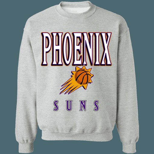 Retro Phoenix Suns NBA Sweatshirt Hoodie - Classic Vintage Design for Fans