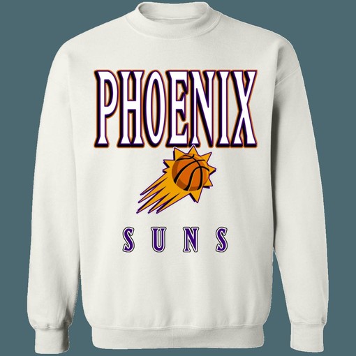 Retro Phoenix Suns NBA Sweatshirt Hoodie - Classic Vintage Design for Fans - Image 3