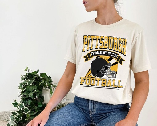 Retro Pittsburgh Football Team Sweatshirt for NFL Fans - NFL Shirt - Image 4