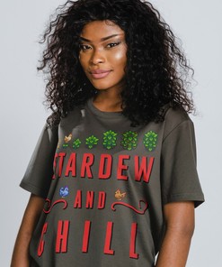 Retro Pixel 8-Bit Game T-Shirt, Stardew and Chill Shirt, Valley Farming RPG Video Game Shirt