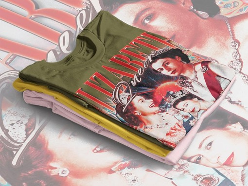 Retro QUEEN ELIZABETH II Tribute Tee - A Classic Movie Shirts for Women Fan Tee - Image 4