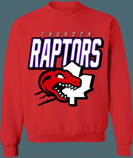 Retro Remix Vintage NBA Sweatshirt Hoodie Shirt for Toronto Raptors Fans - Image 2