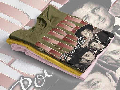 Retro Robert Mitchum Shirt, Harry Powell Fan Tees, The Night of the Hunter Movie Tshirt - Image 4