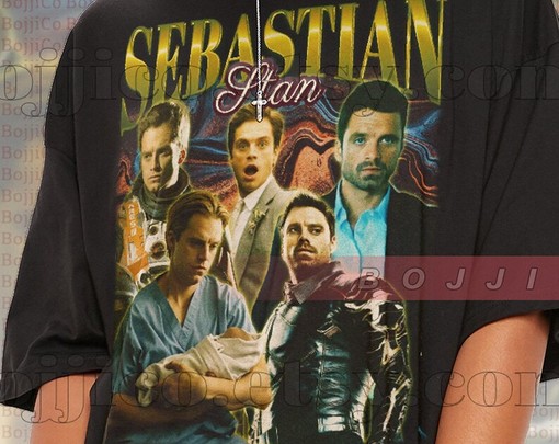 Retro SEBASTIAN STAN Homage Shirt, Tribute Shirt Fans Gift - Classic movie t shirts - Image 2
