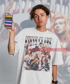 Retro STEVE CLARK Tee - 90s Rock Fan Tee Featuring STEVE CLARK & JOE ELLIOTT, Def Leppard Homage