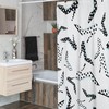 Retro Shoes Polka Dot Shower Curtain, Feminine Bathroom Decor, Unique Tub Accessory