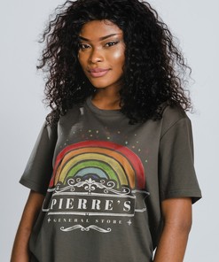 Retro Stardew Valley Tee, Vintage Pixel 8-Bit Game Shirt, Rainbow Pierre's General Store T-Shirt