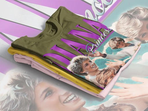 Retro Style Princess Diana Tank - Fan Tee with British Royalty Quote - Image 4