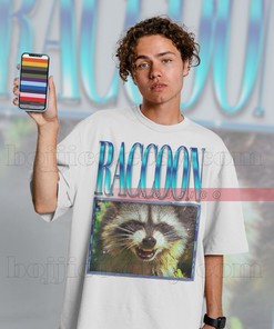 Retro Style Raccoon Tee - Vintage Inspired Shirt for Raccoon Fans