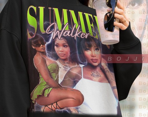 Retro Summer Walker Shirt, Vintage 90s Tribute Rap Hip Hop Concert Tour Tee - Image 4