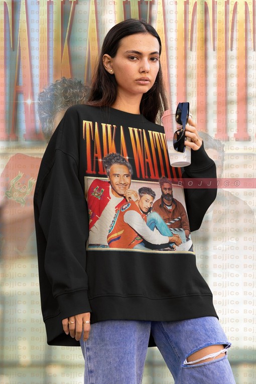 Retro TAIKA WAITITI Sweater - New Zealand Filmmaker Gift Norse Mythology Theme Classic Movie Sweater