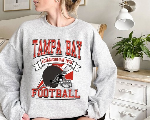 Retro Tampa Bay Football Shirt - Tampa Bay Football Team Sweatshirt for NFL Fans - Image 2