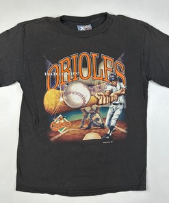 Retro Tee for Fans of MLB Orioles Baseball: 1996 Baltimore Orioles T-Shirt with Team Logo