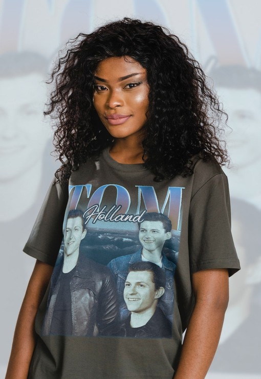 Retro Tom Holland Shirt, Tom Holland Homage Tshirt, Tom Holland Fan Tees, Classic Movie T Shirts, Movie Fans Gifts