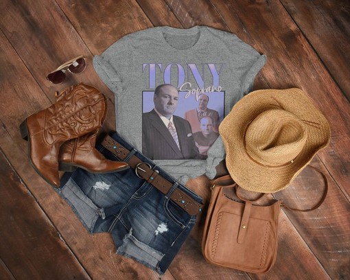 Retro Tony Soprano Tee, Vintage 90s Shirt for Tony Soprano Fans, Homage T-Shirt - Image 3