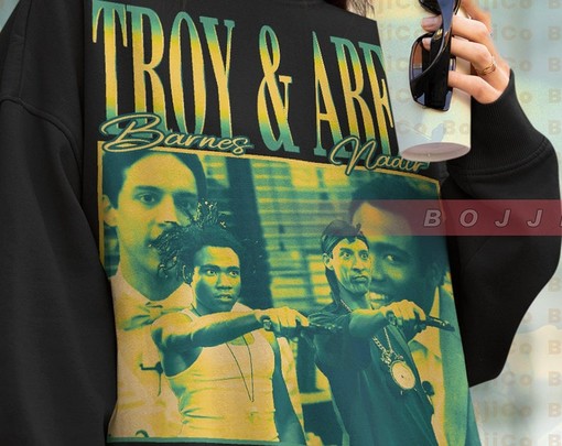 Retro Troy and Abed Sweater, Vintage TV Series Shirt, Senor Ben Tee - Image 4
