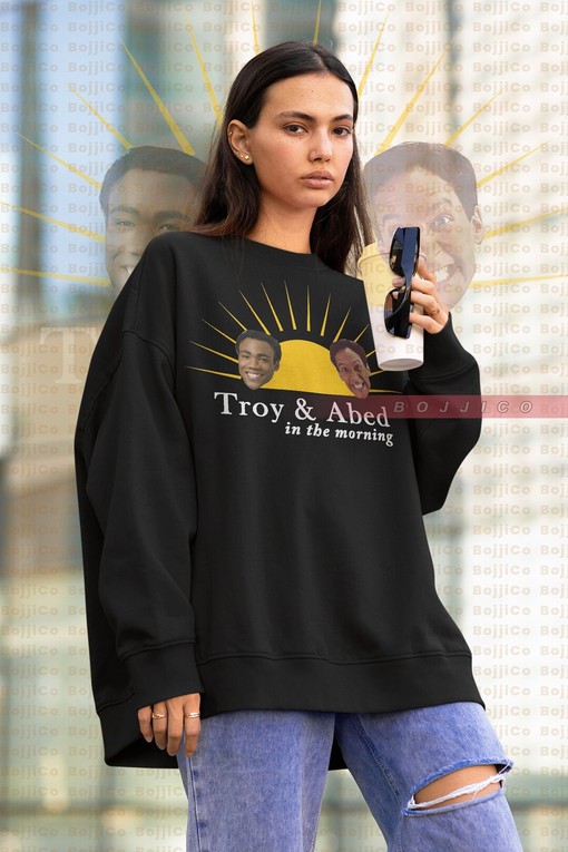 Retro Troy and Abed Tee - Classic 90s T-Shirt for Sitcom Fans