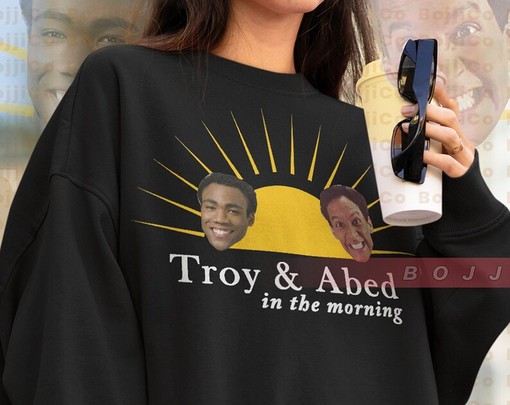 Retro Troy and Abed Tee - Classic 90s T-Shirt for Sitcom Fans - Image 4