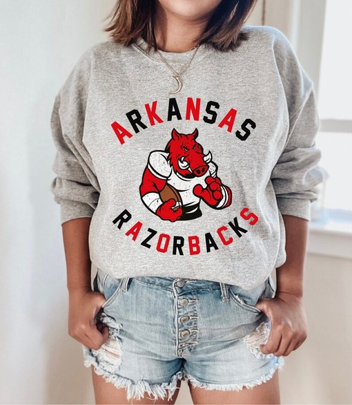 Retro Unisex Vintage Razorbacks T Shirt - Arkansas Shirt, Hoodie, Sweatshirt, College Shirts