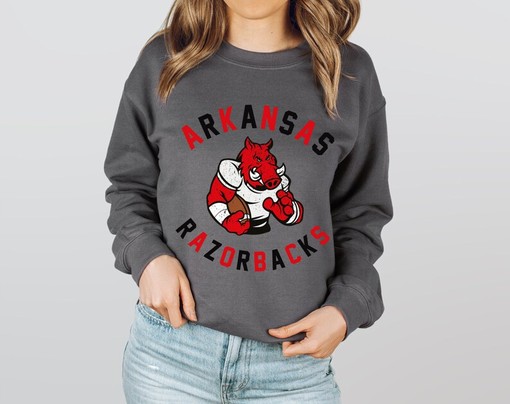 Retro Unisex Vintage Razorbacks T Shirt - Arkansas Shirt, Hoodie, Sweatshirt, College Shirts - Image 4
