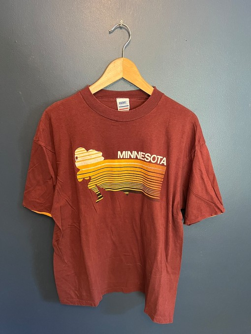 Retro Vintage 80s University of Minnesota Football T Shirt for Football Fans - Image 2